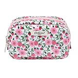 Cath Kidston Cosmetic Bag, Medium Toiletry or Makeup Organiser for Beauty Essentials, Zip Closure, Travel Size, Vegan and Cruelty Friendly, Gift for Her, Strawberry Print, L14 x W9 x H 11cm