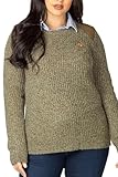 Chunky Shooting Sweater Pheasant Motif Wool Hunting Jumper Sweatshirt (UK, Numeric, 16, Regular, Regular, Derby Tweed)