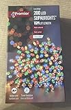 Premier Multi-Coloured 200 LED Christmas Lights Supabrights