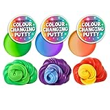 Colour Changing Slime Putty, 4 Pack, Random Colours, Fun Novelty, Magical and Squishy Heat Sensitive, Stress Relief, Great for Children with Autism, Special Needs, ASD, ADHD (Colour Changing Putty, 4)