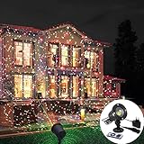 SAKEMA laser Moving Full Sky Star Projector Landscape Lighting Red&Green Christmas Party LED Stage Light Outdoor Garden Lawn Lamp light