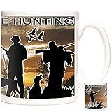 KAZMUGZ Hunting Mug, I Would Rather Be Hunting. Ceramic Pheasant Shooting Mug and Duck Shooting Mug. Hunting Gift 11oz Ceramic Mug