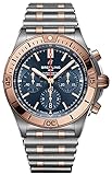 Watch Breitling Breitling Chronomat B01 Steel and 18k Red Gold Men's Watch UB0134101C1U1 green, green, green, bracelet