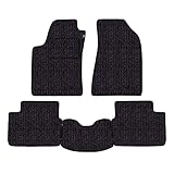 Floor Mat Set for Fiat Punto Sporting Year of Manufacture 1999 to 2003 Non-Slip Fibre Floor in Anthracite