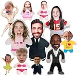 Custom Pillow, Personalised Cushions with Photo,Add Your Text or Picture Face Design on Pillow,Personalised gifts for Birthday, Couple, Parents, Friends,Anniversaries,Photo Cushions Personalised (A)