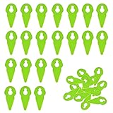 Poweka Lawnmower Plastic Cutting Blade for Compatible with Gtech ST01 ST02 ST04 ST20 Grass Trimmer Strimmer (Pack of 50)