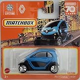 2023 Matchbox 2022 Renault Twizy Blue 82/100 (Short Card) HLC61
