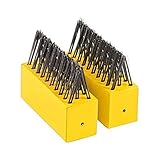 Wolf-Garten "FB-ME Weeding Brush Heads Set, Yellow/Black, 9x20x10 cm