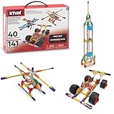 K'NEX | Beginner Building Set 40 Model | 141 Piece Beginners Learning Kit, Engineering for Kids, Building Construction Toys for Children Ages 5+ | Basic Fun 15210 (Package may vary)