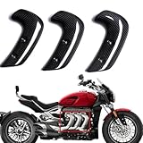 Side Exhaust Heat Shield Cover Fit For Triumph Rocket 3 GT 2020-2023 Carbon Fiber