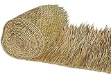 amaZulu Inc. Mexican Straw Roof Thatch – Palm Thatch Rolls 35" H x 30'L | Duck Blind Grass | Tiki Hut Thatch | Duck Boat Blinds | Palapa Thatch Roofing | Thatch Roofing for Tiki Bar | Tiki Bar Huts