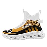 Custom Unisex Wide-Fit Reflective Mesh Sneakers Non-Slip Athletic Shoes Personalize Comfortable Casual Walking Trainers