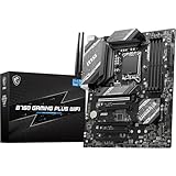 MSI B760 GAMING PLUS WIFI Motherboard, ATX - Supports Intel 12th & 13th Gen Core Processors, LGA 1700 - 75A DrMOS VRM, DDR5 Memory Boost 6800+MHz/OC, PCIe 4.0 x16, M.2 Gen4, Wi-Fi 6E