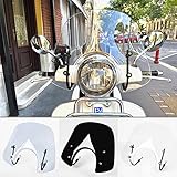 Sport Bikes Scooter Windscreen Windshield Wind Screen Protector LX 150 125 50 LX125 LX150 LX50 GT200 GT 200 GTS250 GTS300 GTS 250 300 125 Super Sport Bj Motor Parts (Smoke)