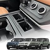 Dual Wireless Car Charger for Land Rover Defender 90 110 130 X/X-DYNAMIC/V8/CARPATHIAN EDITION 2020-2023 Interior Accessories Upgrades, 15W Fast Charging Phone Charger Pad for iPhone Galaxy