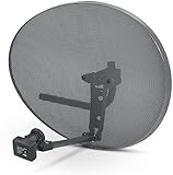 SSL Satellites Satellite Dish for Sky/Sky Q HD/FreeSat/Hotbird/HD/SD (ZONE 2 WITH WIDEBAND LNB)