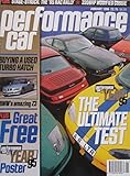 Performance Car magazine 01/1996 featuring Viper, Aston Martin, AMG, Fiat Coupe, Porsche