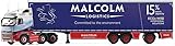 ACE HOBBY for Corgi for Volvo for FH (Face Lift) Super Curtainside Trailer W H for Malcolm, Renfrewshire 1:50 Truck Pre-Built Model
