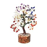 Seven Chakra Crystal Tree Birthday Gifts for Women & men, Crystal Tree of Life Sister Birthday gifts Home Decor Healing Crystals Gifts for Mom Positive Energy New Home House Warming Gift Women