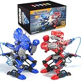 STEM Boxing Robot Toys, Science Experiments for Kids, Science Kits for Kids, Build Two Hydraulic Boxing Robots, Robot Engineering Kits Activity Toys Gifts for 8 9 10 11 12 13 14 Year Old Boys
