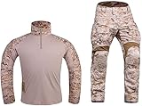 EMERSONGEAR Gen3 Uniform,Military Painball Suit,Army Airsoft Combat BDU Pants Shirt with Knee Pads