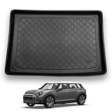 NOMAD Mini Clubman (2015+) Boot Liner [Upper Boot Position] Premium Tailored Fit Car Floor Mat Protector Thermoplastic Waterproof Dog & Pet Friendly Raised Edges Compatible Custom Fit Accessory