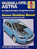 Haynes Vauxhall/Opel Astra (Dec 09-13) Repair Manual (Paperback)