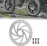 YIBEICO Brake Discs Rotors For Ridstar Q20/Q20 Pro/H20pro/H26pro, Fits Front Rear Disc Brake Disc Set Mechanical Stainless Steel Brake Rotor For Ridstar Q20 Part