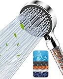 Magichome Shower Head, Upgraded Filter Shower Head High Pressure 5 Modes, Universal Hard Water Filter Showerhead with Extra Replaceable Accessories