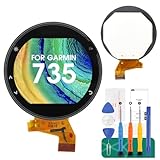 For Garmin Forerunner 735 XT 735XT Bicycle LCD Screen Replacement For Forerunner 735 Watch Display Smartwatch Touch Digitizer Assembly Repair Parts Kits (Grey)