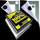 MaximoLife® Ultimate 100% Blackout Blind | Fits Any Size/Shape Window | Unique Cutting Guide Easier Cut-to-Size | Super Strong Suction Cups | Heat & Cold Resistant Hook & Loop | No Drill Stick On