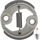 ZAMDOE Trimmer Aluminum Clutch Assembly for Kawasaki TD33 TD40 TD040D TD040H TD040J TD48 TD048D TD048H TD048J TG33 TG033D TG033H TH34 TH034D TH43 TH48 TJ35E TJ45 TJ45E Engine Brushcutter Strimmer