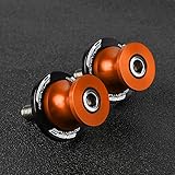 890 Adventure Stand Racing Adapter M10 10 mm Bobbins Stand Holder for KTM 890 Adventure 2021 890 Adventure R 2021 890 Adventure Rally 2021 (Orange)