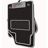 TAILORED TO FIT FORD ECOSPORT ZETEC - FULL SET OF LUXURY INTERIOR FLOOR CARPET CAR MATS - BLACK MAT + SILVER EDGING