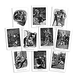 Strand Clothing Sherlock Holmes Illustrations Postcards Set of 10 - Sidney Paget Original Art Postcard Set