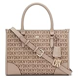 DKNY Women's R34d2y94 Satchel, Chino/Toffee, Medium