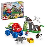 LEGO Marvel Team Spidey Dino Crawler Rescue Truck, Buildable Super Hero Vehicle Toy and Dinosaur Set, Gift for 4 Plus Year Old Boys, Girls and Fans of the Spidey and His Amazing Friends Show 11199