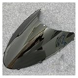 Windscreen Deflectors For Ducati 1098 1098S 1098R 848 For Evo 1198 1198S 1198R 2007-2012 Double Bubble Windscreen Screen Wind Deflectors Motorcycle Windshields(Black)