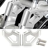 Dreamseek Handlebar Risers Move Back for Triumph Tiger 800/850/900 2010-2023, Tiger Explorer 1200 2012-2022 Motorcycle Handle Bar Clamp Mount Adaptor Clamps