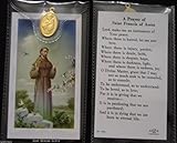 St Francis ~ Prayer Card and Medal