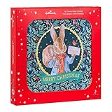 Hallmark Christmas Card, Multipack Christmas Cards, Pack of 16, 2 Designs, Beatrix Potter, Peter Rabbit, With Envelopes