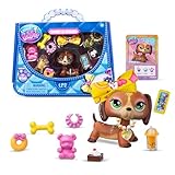 Littlest Pet Shop Series 4 Sweet And Stylish Collection Deluxe Dachshund | Contains 1 LPS Mini Pet Toy 9 Accessories 1 Collector Card And 1 Virtual Code | Collectable Toys For Girls And Boys
