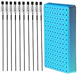 Spray Paint Clamping, Airbrush Holder Clamp, Spray Gun Bracket, Painting Stand Base and 10 Pcs Alligator Clip Holders Stand for Hobby Modeling