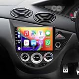 9 inch Android 14 Car Stereo Radio for Ford Focus MK1 1998-2004, 2+32G Touchscreen Display Radio Audio Receiver Vedio Player with CarPlay Android Auto GPS Navigation Mirror Link SWC AHD Reverse Camera