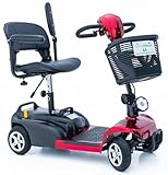 Green Power Super Lightweight Electric Boot Mobility Scooter Easy Folding, USB Port LED Light