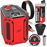 AutoLine Pro HyperSmoke 04 Leak Tester with Built-in Air Pump 1-20 PSI, Automotive Smoke Tester for Vacuum Leak Detection, Ceramic Smoke Coil, Adapter