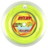 Pro's Pro Hexaspin Tennis String - 200m Reel - 1.30mm - Lime