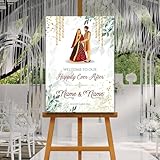 Indian Wedding Welcome Sign, Desi Wedding Décor, A1, A2, A3 or A4, Reception Welcome Sign, Nikah Welcome Board, Mehndi Night, Indian Wedding
