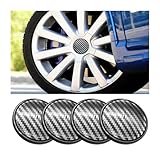 JNNJ 4 Pieces Universal Aluminium Wheel Centre Hub Caps Alloy Centre Hub Caps for Car Rims Tuning Universal Wheel Trim for Car Rims