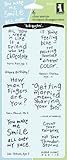 Inkadinkado 99181 Clear Stamps, Multi-Colour, 4 x 8-Inch